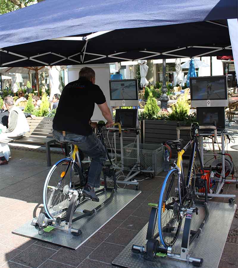 Fahrrad Speed Bike Doppel Simulator