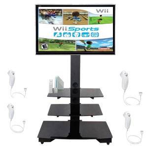 Wii Spielestation XXL mit Leinwand