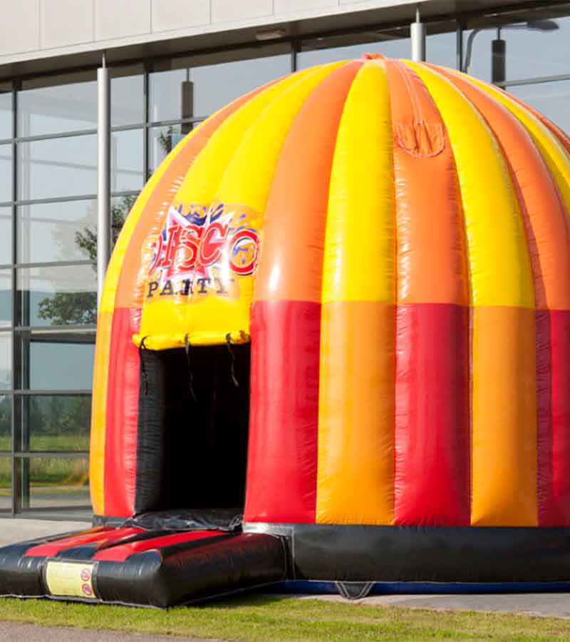 Der Spassmacher Hüpfburg Disco Party