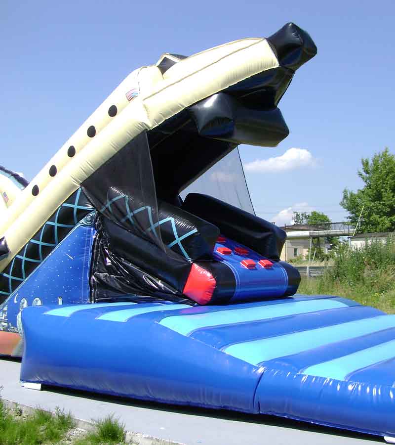 Der Spassmacher Hüpfburg Snappy Raumschiff