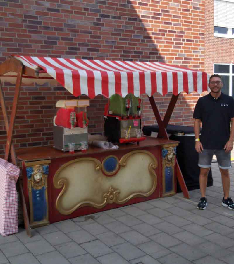 Der Spassmacher Marktstand nostalgisch De luxe