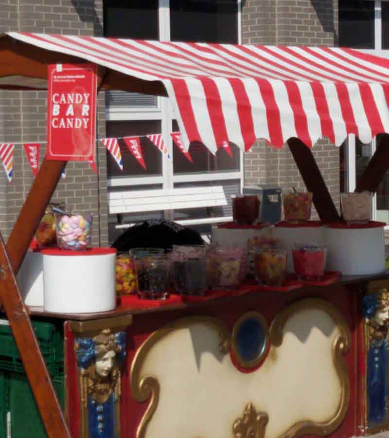 Der Spassmacher Marktstand nostalgisch De luxe
