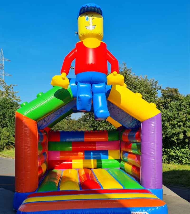 Der Spassmacher Hüpfburg Jonny mit Dach