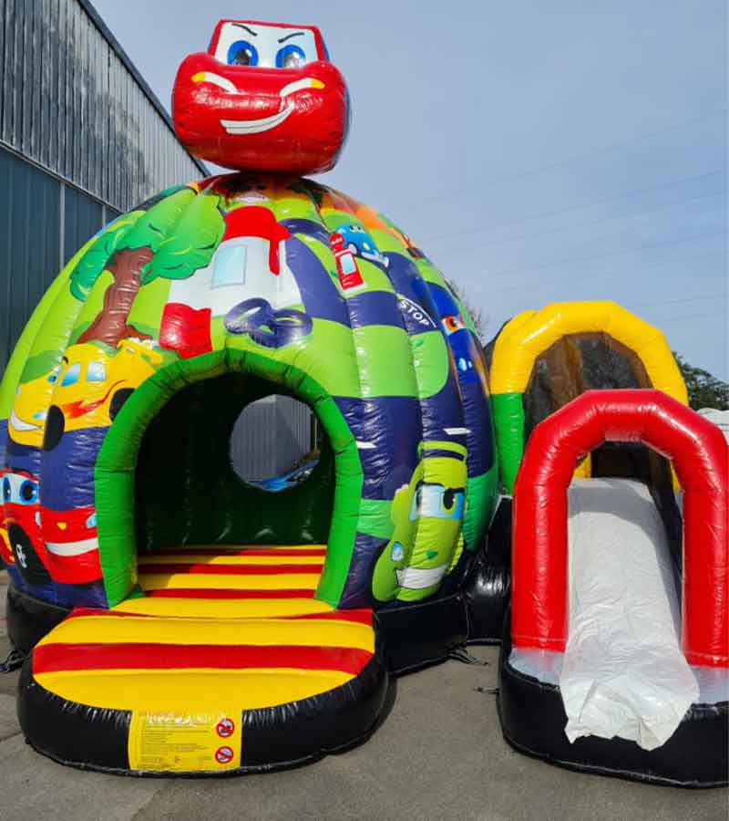 Der Spassmacher Hüpfburg Disco Auto