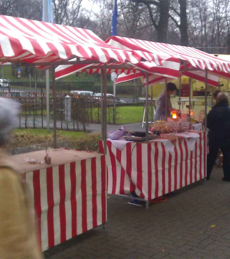 Der Spassmacher Marktstand nostalgisch groß