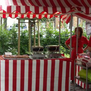 Der Spassmacher Marktstand nostalgisch klein