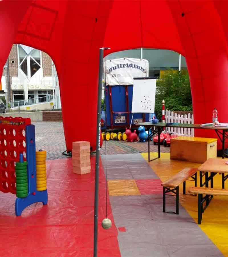 Der Spassmacher Spielezelt aufblasbar