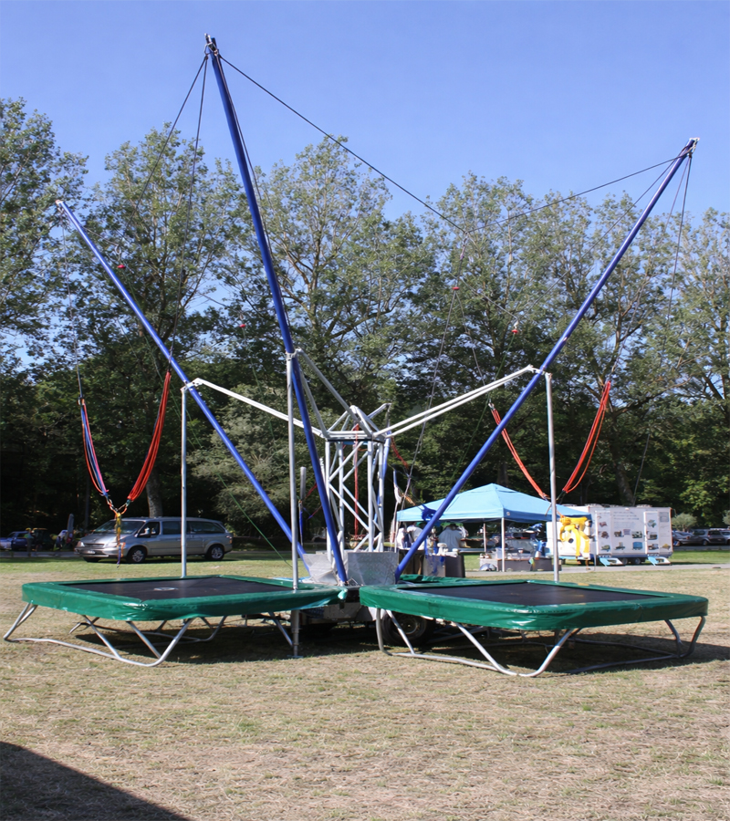 Der Spassmacher Bungee Trampolin 2-er Anlage