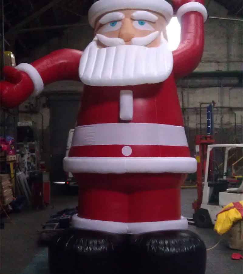 Der Spassmacher Weihnachtsmann 5m Höhe