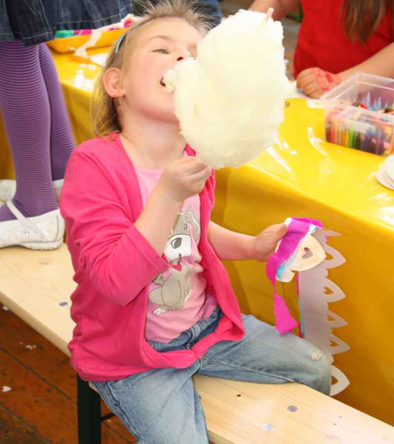 Der Spasmacher Zuckerwattenmaschine mit 300 Portionen