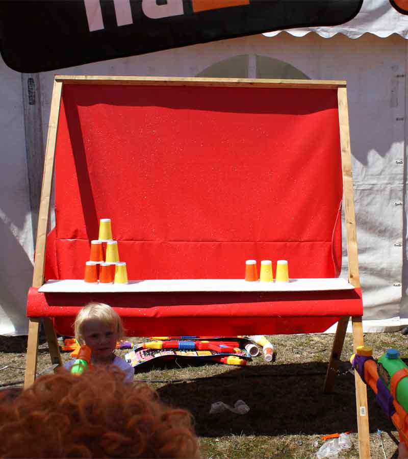 Der Spassmacher Dosenwurfstand klassik