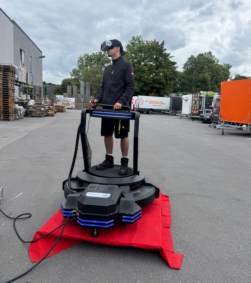 Der Spassmacher 5d VR Simulator Virtuelle Welten zum Anfassen