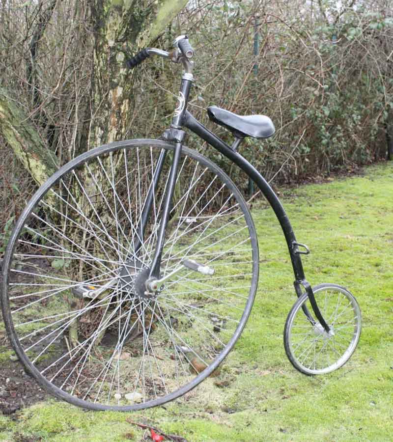 Der Spassmacher Antikes Hochrad Fahrrad