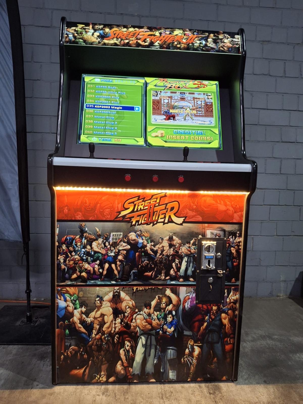 Der Spassmacher Retro Arcadeautomat Standgerät