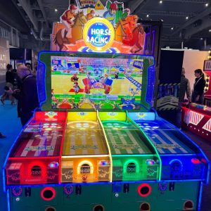 Der Spassmacher Western Derbyrennen Interaktiv mit 75 Zoll Display