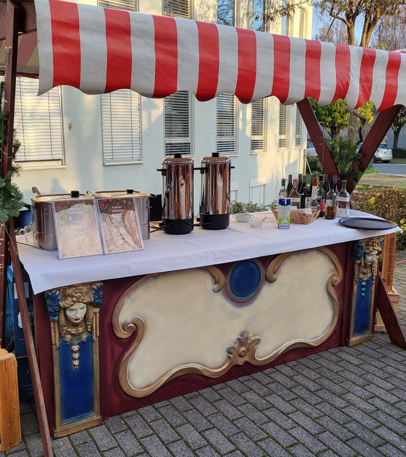 Der Spassmacher Marktstand nostalgisch De luxe