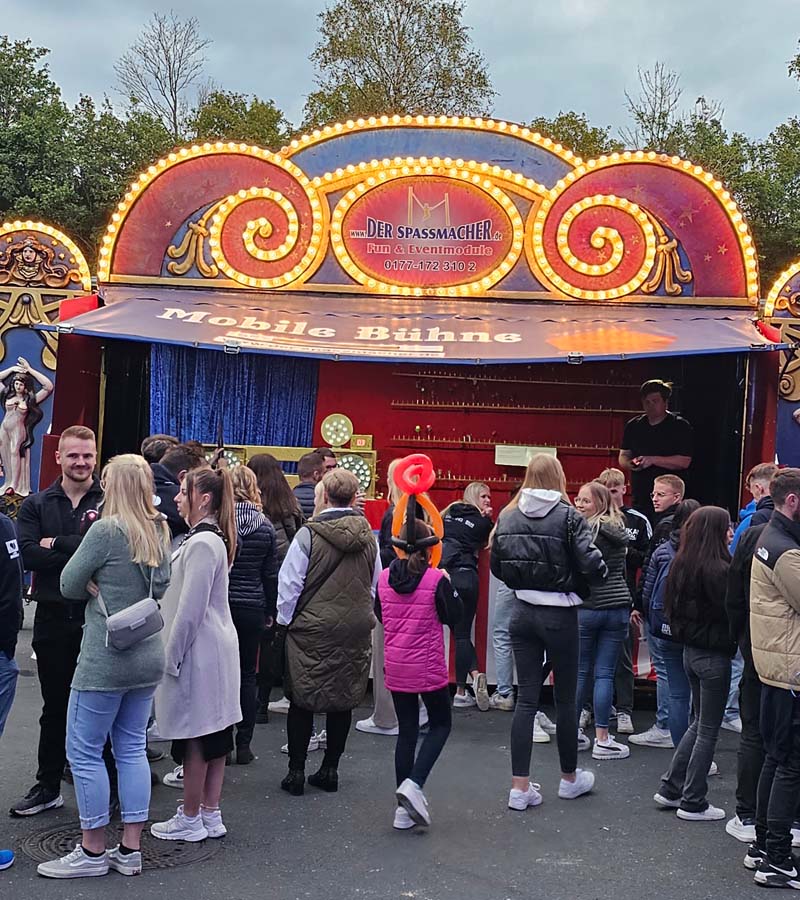 Der Spassmacher Schiesswagen 300 Rosen