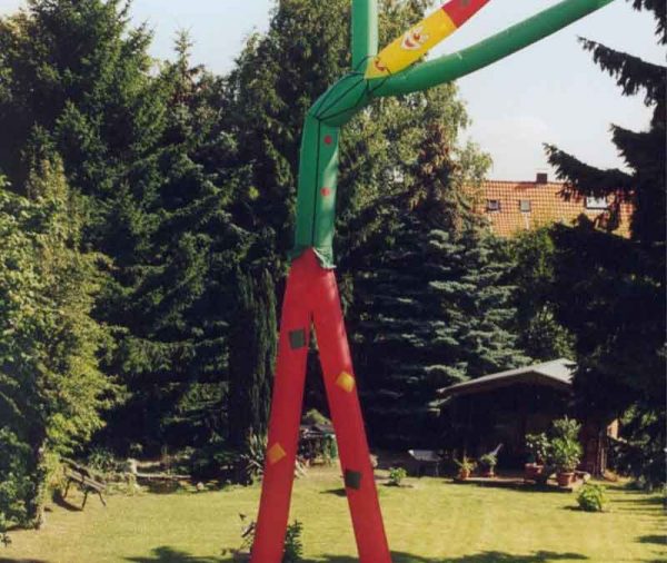 Airdancer 2 beinig Clown