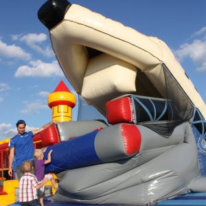 Der Spassmacher Hüpfburg Snappy Raumschiff
