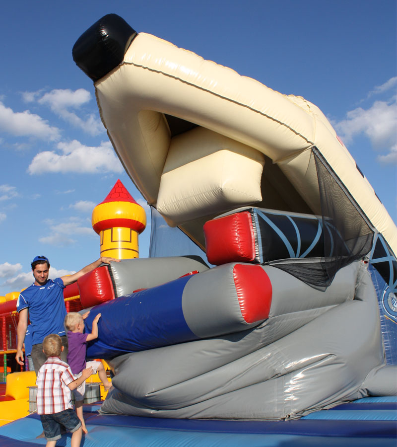 Der Spassmacher Hüpfburg Snappy Raumschiff
