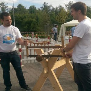 Der Spassmacher Wettsägen
