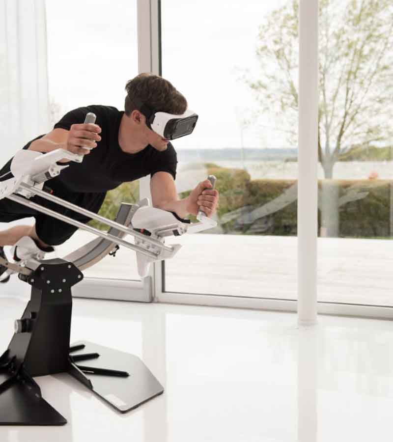 Der Spassmacher Virtual Reality-System "ICAROS"