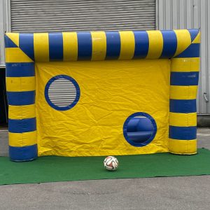 Der Spassmacher Fussball Torwand Blau/Gelb