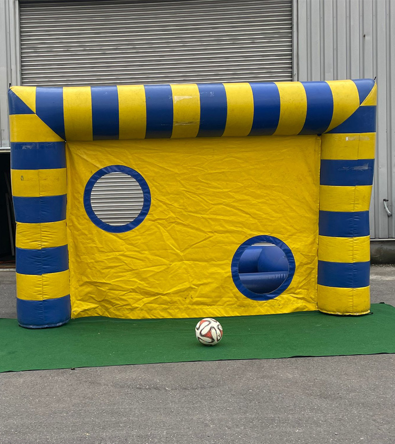 Der Spassmacher Fussball Torwand Blau/Gelb