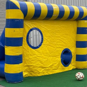 Der Spassmacher Fussball Torwand Blau/Gelb